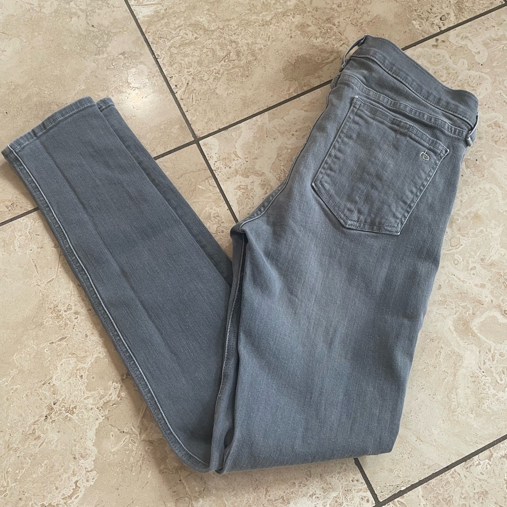 rag & bone Cate Skinny Jeans Gray Wash